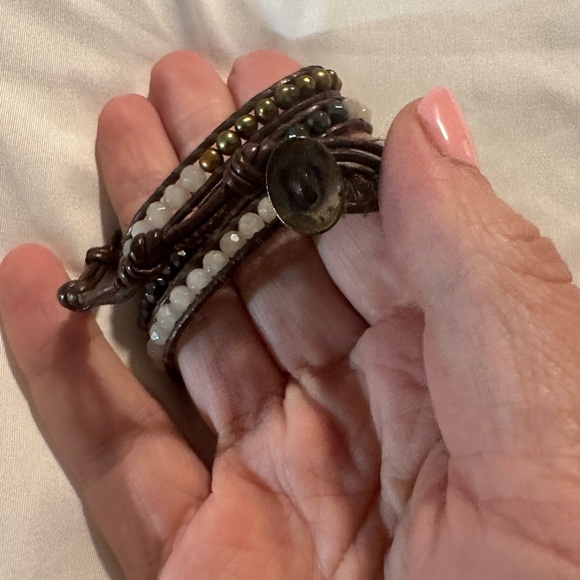 Chan Luu Leather wrap bracelet neutral - Picture 3 of 3